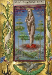 Maria Magdalena wird emporgetragen